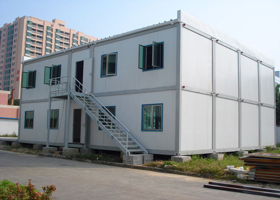 Çin Çift katlı güverte modüler konteyner ev, dış merdiven ile yaşam konteyner ev Tedarikçi