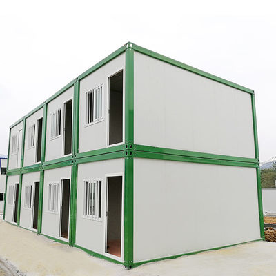 Personel konteyner yatak odası Tamamen montajlı Mobil hazır konteyner evi Filipinler Sandviç paneli prefabrik ev