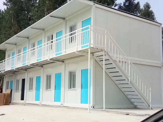 Modern Modüler Prefab 20 40 Ft Konteyner Flat Pack Evler Prefab Deprem Dayanıklı Mini Konteyner Kamp Depoları