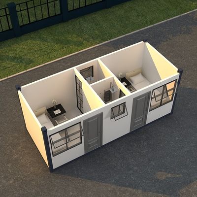 BOX SPACE Özel Modüler Taşınabilir Evler Ayrılabilir Konteyner Evi, İzole edilmiş prefabrik mobil evler