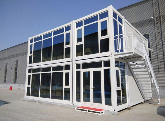 Dahili Yapılandırılmış Ofis Konteyneri, Düz hazır 20ft Site Ofis Konteyneri
