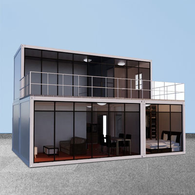 Geçici 3 yatak odalı konteyner evi galvanizli çelik ayrılabilir daire
