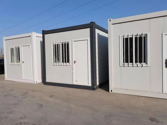İşçi yatak odası Düz paket konteyner ev Ofis kabin ISO9001