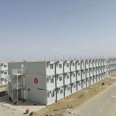 Deprem ve rüzgar dayanıklı 3 katlı modüler yapı Konteyner Evi Kiralık veya Geçici Site İşçi Kampı