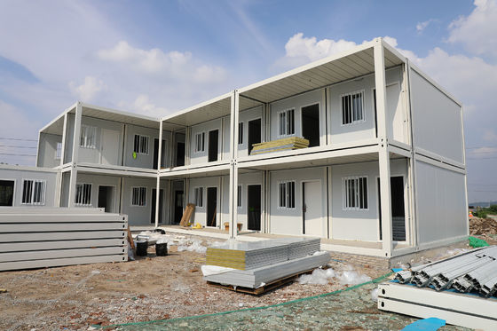 Ayrılabilir prefabrikatlı nakliye konteyner evleri anti sismik mobil prefabrik evler