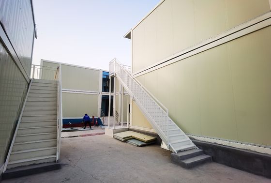 Daire Birimleri Düz paket konteyner evi Yapılandırılmış prefabrik oturma kulüpleri