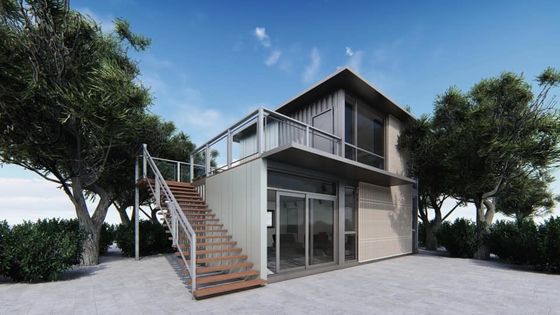 Modüler Ev Büyük 3 Oda Haus Prefabrik Evler Modüler Evler Dominik Cumhuriyeti'nde yalıtımlı prefabrik ev