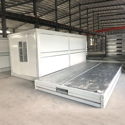 Küçük katlanabilir konteyner evi taşınabilir mobil kabin 5800L * 2560W * 2480H mm