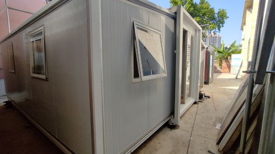 Modüler prefab genişletilebilir ev, 20ft 40ft prefab katlanabilir konteyner evi