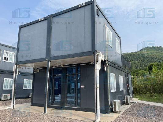 Entegre Genişletici Nakliye Konteyner Evi 40ft Prefab Modüler Ev