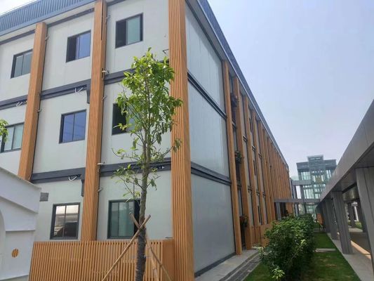Modern Lüks Flat Pack Konteyner Evi Prefabrik Yaşama Dupleks 2 yatak odası