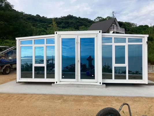 3 yatak odası genişletilebilir konteyner evi lüks prefabrik kamp modüler kabin