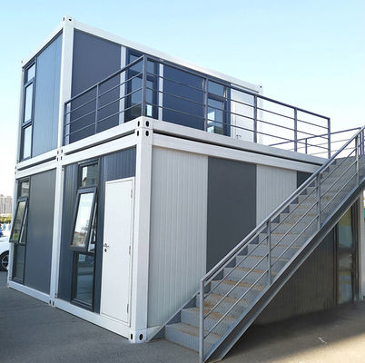 Resort Prefab House Jamaika Prefabrik Hafif Çelik Vilalar Prefabrik Konteyner Evi Düz Paket Konteyner