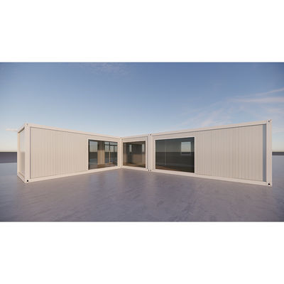 Özel Yapılmış Nakliye Konteyner Evleri 20ft Modüler Prefab Kiosk Evi