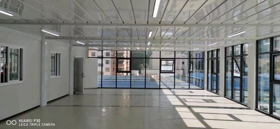 16ft 20ft taşınabilir ofis konteyneri 4 yatak odası katlanabilir düz paketli ev