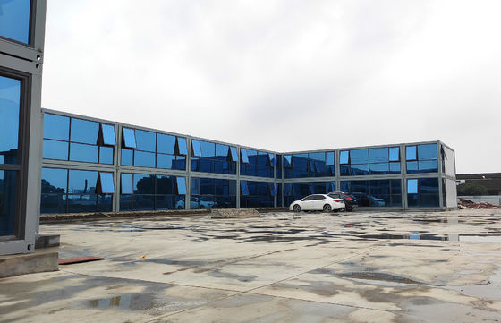 Rüzgara dayanıklı üç yatak odalı konteyner ev, 40 fitlik geçici konteyner evleri