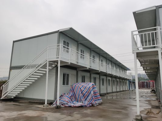 Galvanizli Çelik Geçici Konteyner Evler Kamp Yapma Hazır Ofis Kulüpleri