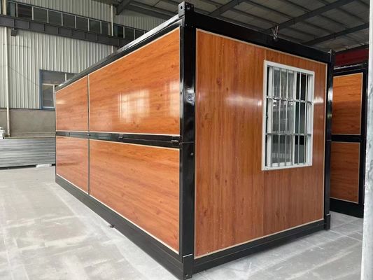 100% hazır yapılmış elektrik ve yalıtım önceden yüklü kaliteli çelik katlanabilir konteyner evi