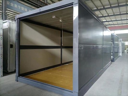 Hızlı Montajlı Katlanabilir Konteyner Evi 20 Ft Hareketli Modüler Kulübeler Evler
