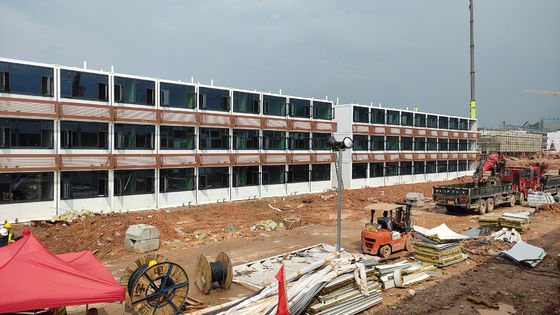 BOX SPACE Lüks 3 Katlı Konteyner Otel, Öğrenci Kiralama Konteyner Daire Banyo ve Mobilya ile