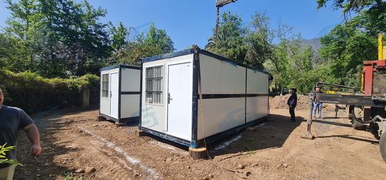 100% hazır yapılmış elektrik ve yalıtım önceden yüklü kaliteli çelik katlanabilir konteyner evi