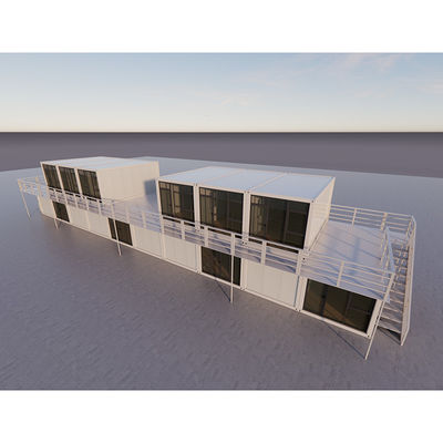 Özel Ofis Pod Booth Geçici İnşaat Alanı Modern Bakış Açısıyla Yüklenebilir Prefab Modüler Bina
