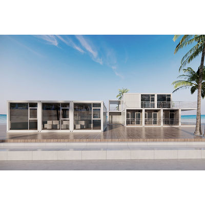 BOX SPACE Fabrika Doğrudan Tedarik 20ft 40ft Çelik Çerçeve Konteyner 2 katlı ev Özel tasarımlı öğrenci dairesi