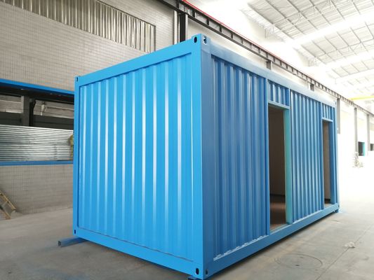 BOX SPACE Düz paketli konteyner Ofis Güvenlik ve dayanıklılık için daha sağlam çerçeveye sahip düz paketli konteyner evi