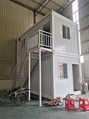 Flat Pack Konteyner Yapılandırılmış Kamp Evi Deprem ve savaşta evsiz insanlar için geçici barınak