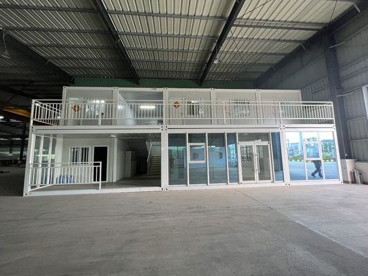 BOX SPACE Deprem geçirmez korozyona karşı iki katlı geçici elma konteyneri banyo ve mobilya ile ofis