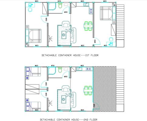 Kayalık Kabin Kits Bahçe Odaları ve Kabin Evleri için Prefabrik Ev Tayland Kuyu yalıtımlı taşınabilir konteyner evi