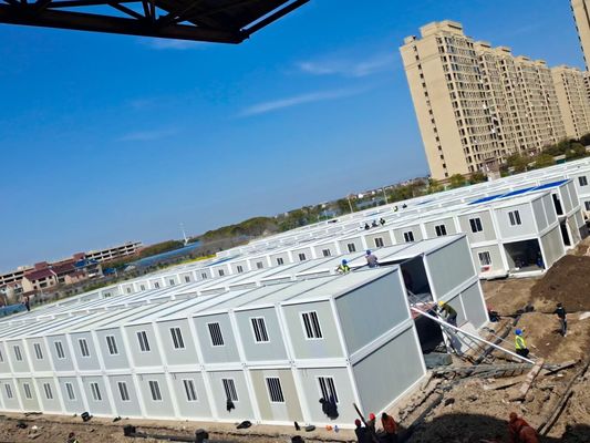 Lüks Konteyner Evi Modüler Prefab Casa Cubica Konteyner Evi 4 Yatak Odası ve Balkonlu Prefab Evler