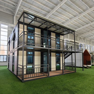 3 Odalı Hazırlıklı Ev Salon ve Banyo ile Prefabrik Villalar Prefabrik Evler Modern Lüks Çelik Tasarımı