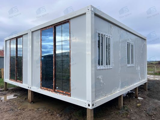 BOX SPACE 2 katlı prefabrik ev nakliye konteyneri ev çerçeve kablo endüstrisi Çin toptan hava Bnb konteyner evleri