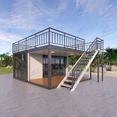 20ft 40ft 3 yatak odası ve banyo ile ayrılabilir konteyner evi