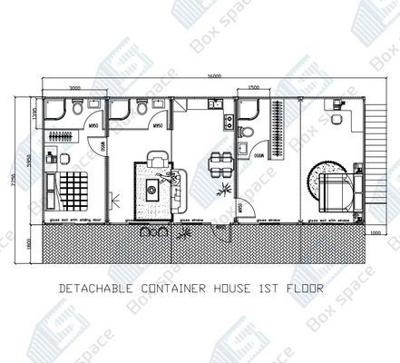 Klasik prefabrik evler Güneş panelleri Patio ile küçük evler Konak evleri Lüks Motel veya kendi kullanım için prefabrik