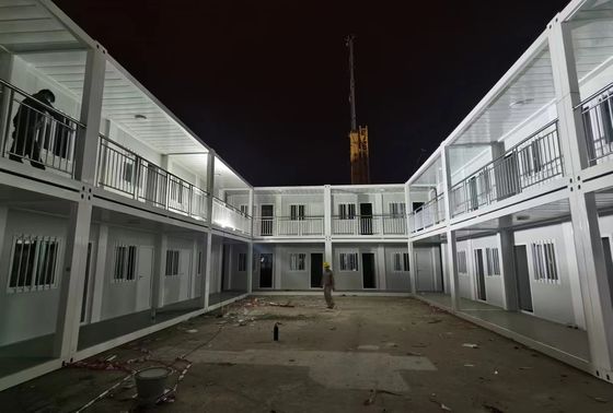 Modüler prefabrik ev prefabrik küçük ev 2 yatak odası banyo ve mobilya ile yaşamaya hazır