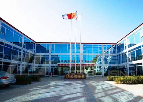 Çin Cam Perde Modüler Konteyner Evi, Özelleştirilmiş Ticari Modüler Binalar Fabrika